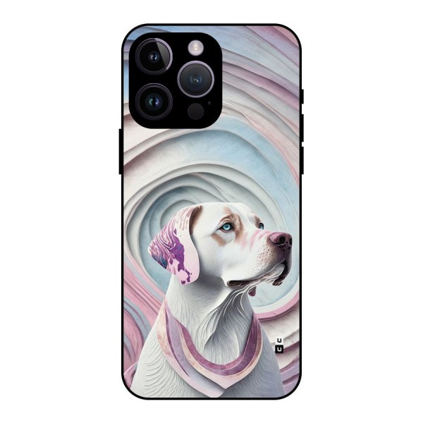 Eye Dog illustration Metal Back Case for iPhone 14 Pro Max