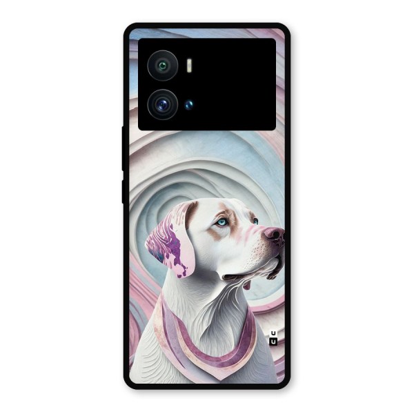 Eye Dog illustration Metal Back Case for iQOO 9 Pro