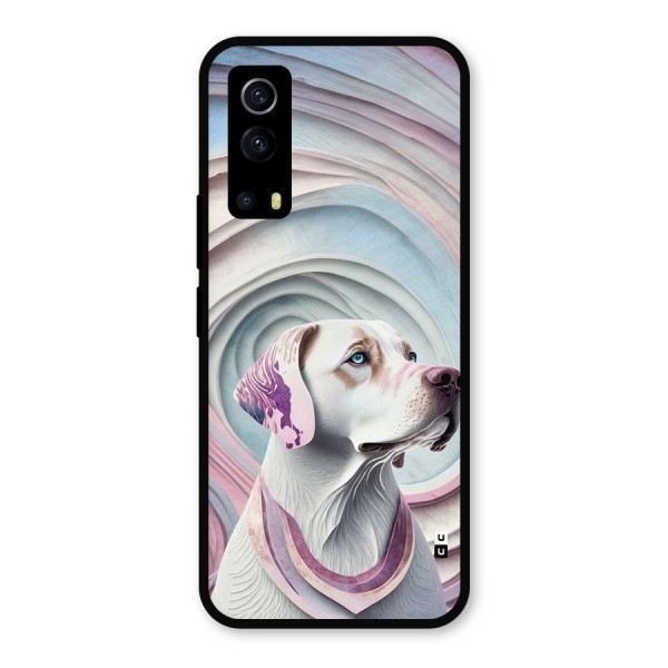 Eye Dog illustration Metal Back Case for iQOO Z3