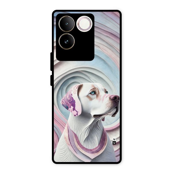 Eye Dog illustration Metal Back Case for iQOO Z7 Pro