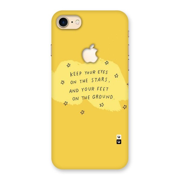 Eyes On Stars Back Case for iPhone 7 Apple Cut