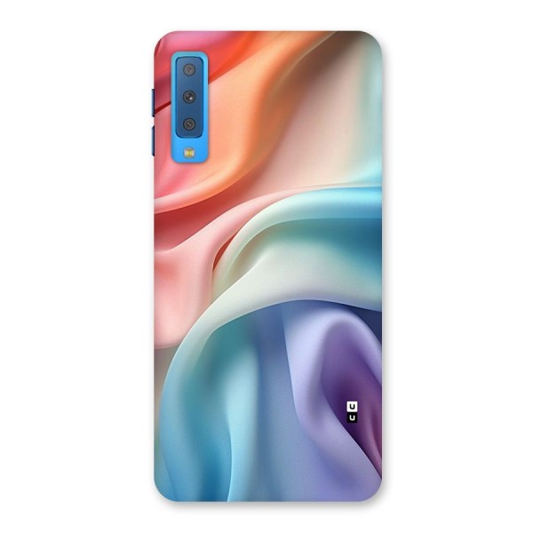 Fabric Pastel Back Case for Galaxy A7 (2018)