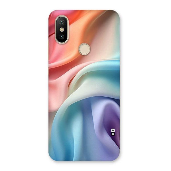 Fabric Pastel Back Case for Mi A2