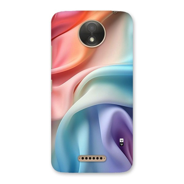 Fabric Pastel Back Case for Moto C Plus