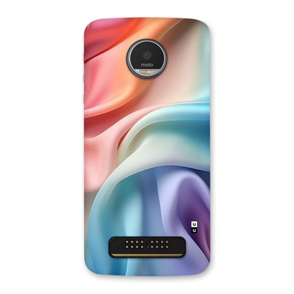 Fabric Pastel Back Case for Moto Z Play