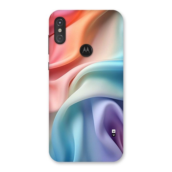 Fabric Pastel Back Case for Motorola One Power