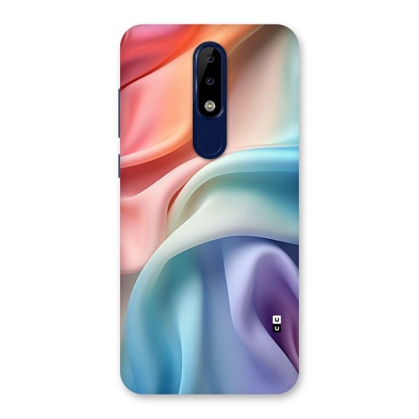 Fabric Pastel Back Case for Nokia 5.1 Plus