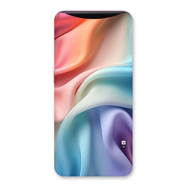 Fabric Pastel Back Case for Oppo Find X