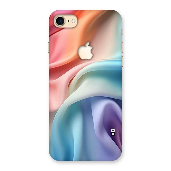 Fabric Pastel Back Case for iPhone 7 Apple Cut