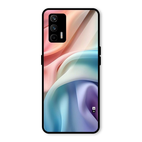 Fabric Pastel Glass Back Case for Realme GT 5G