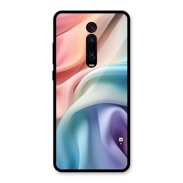 Fabric Pastel Glass Back Case for Redmi K20 Pro