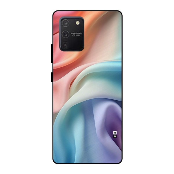 Fabric Pastel Metal Back Case for Galaxy S10 Lite