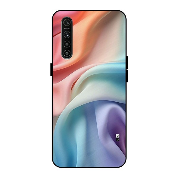 Fabric Pastel Metal Back Case for Realme XT