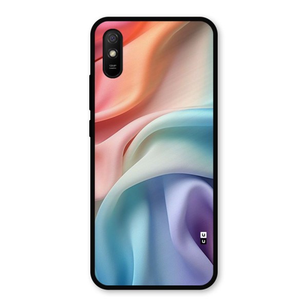 Fabric Pastel Metal Back Case for Redmi 9i