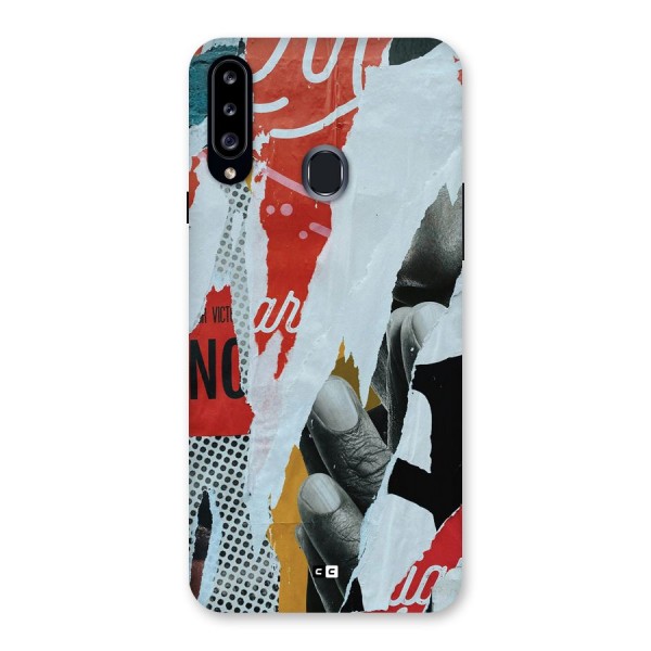 Fabulous Paper Cutout Back Case for Galaxy A20s