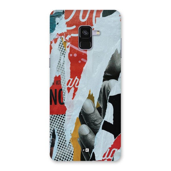 Fabulous Paper Cutout Back Case for Galaxy A8 Plus