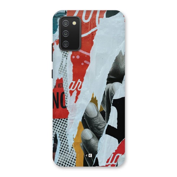 Fabulous Paper Cutout Back Case for Galaxy F02s