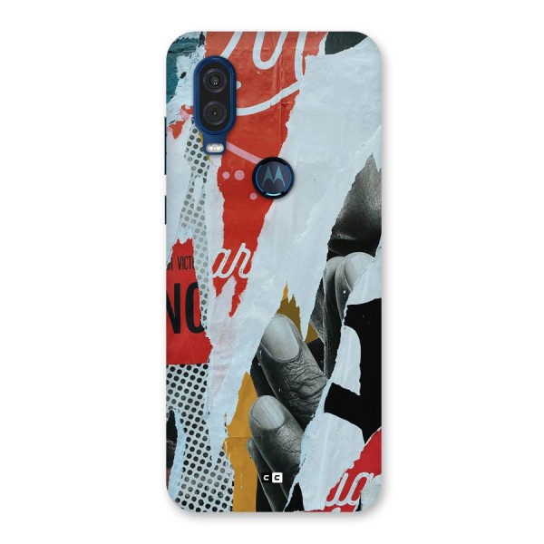 Fabulous Paper Cutout Back Case for Motorola One Vision