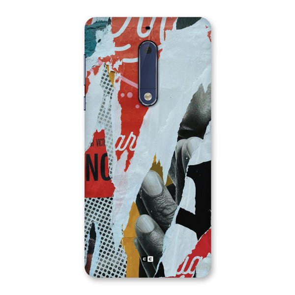 Fabulous Paper Cutout Back Case for Nokia 5