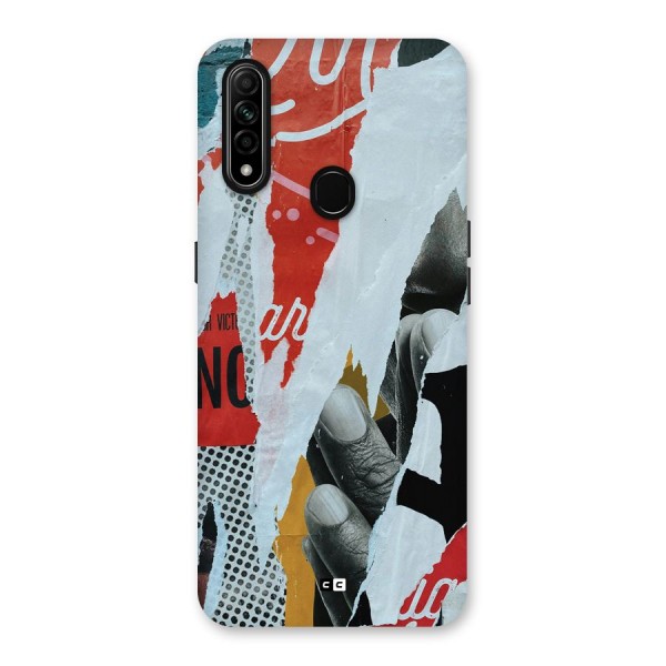 Fabulous Paper Cutout Back Case for Oppo A31