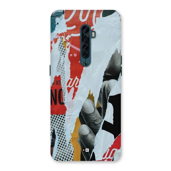 Fabulous Paper Cutout Back Case for Oppo Reno2