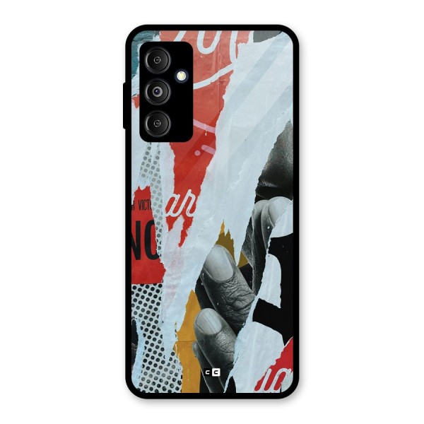 Fabulous Paper Cutout Glass Back Case for Galaxy M14 5G