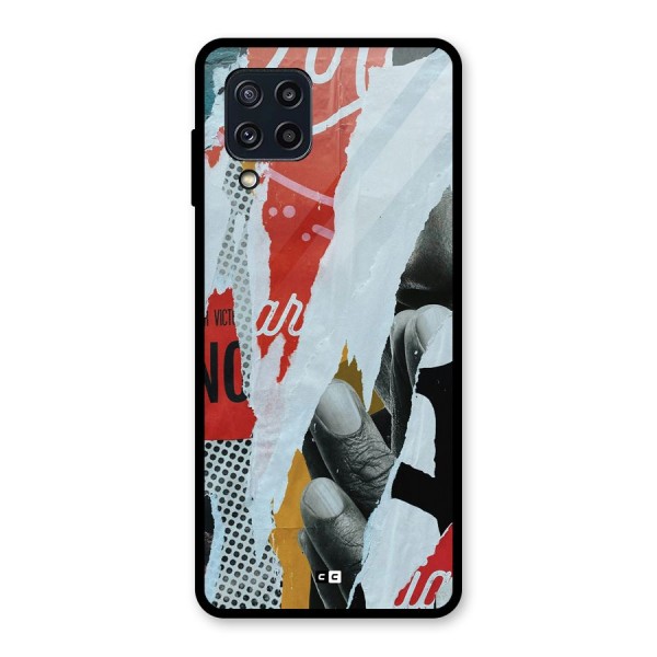 Fabulous Paper Cutout Glass Back Case for Galaxy M32