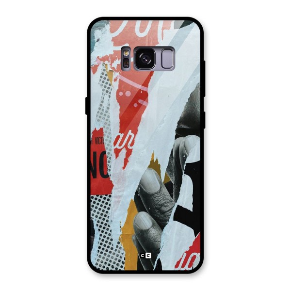 Fabulous Paper Cutout Glass Back Case for Galaxy S8