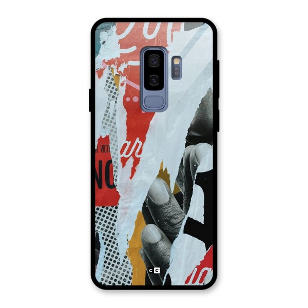 Fabulous Paper Cutout Glass Back Case for Galaxy S9 Plus