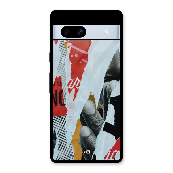 Fabulous Paper Cutout Glass Back Case for Google Pixel 7a