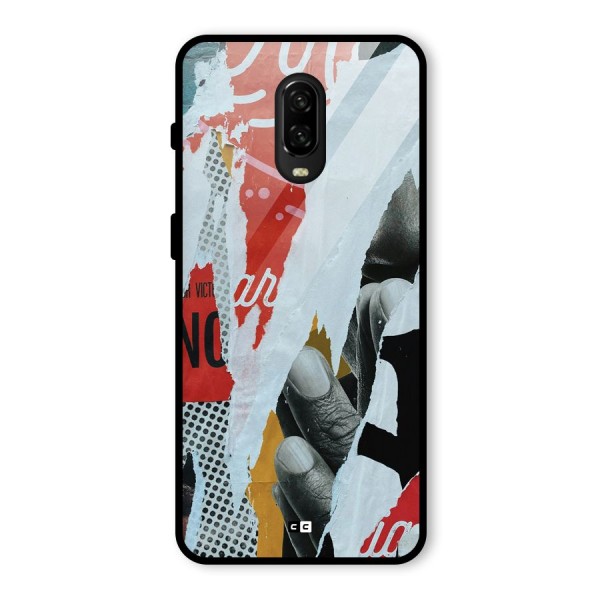 Fabulous Paper Cutout Glass Back Case for OnePlus 6T