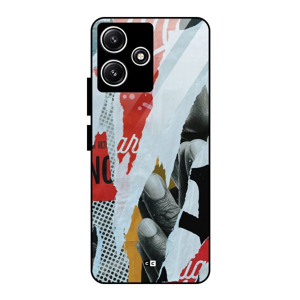 Fabulous Paper Cutout Glass Back Case for Poco M6 Pro