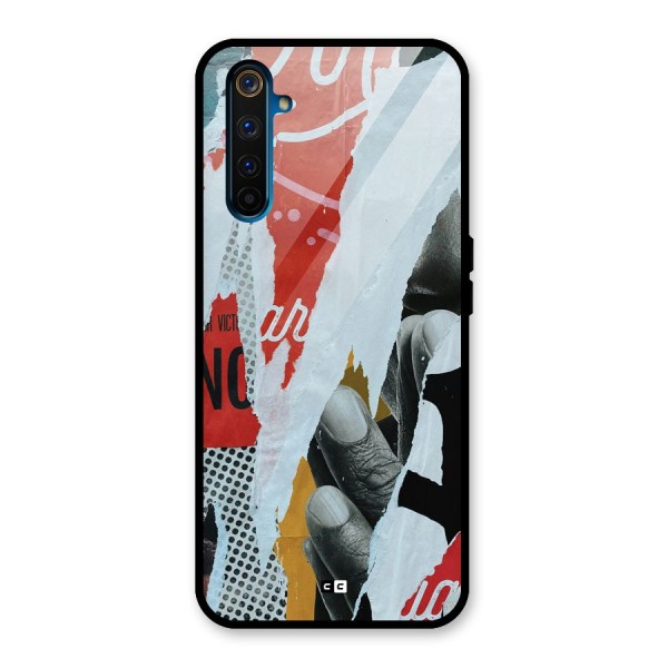 Fabulous Paper Cutout Glass Back Case for Realme 6 Pro