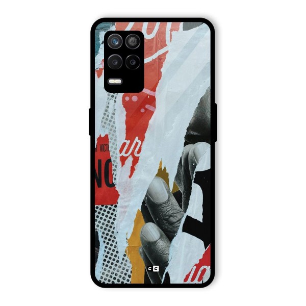 Fabulous Paper Cutout Glass Back Case for Realme 9 5G