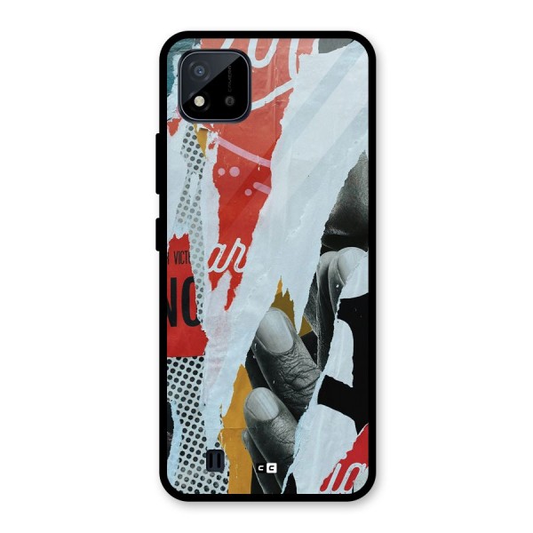 Fabulous Paper Cutout Glass Back Case for Realme C11 2021