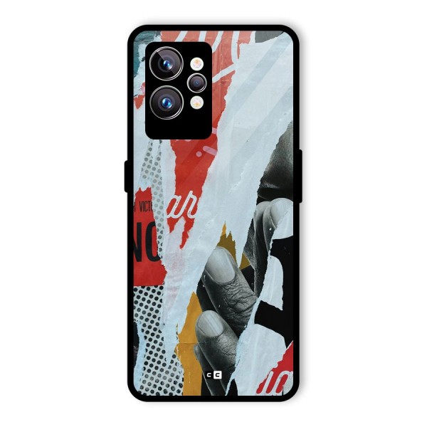 Fabulous Paper Cutout Glass Back Case for Realme GT2 Pro