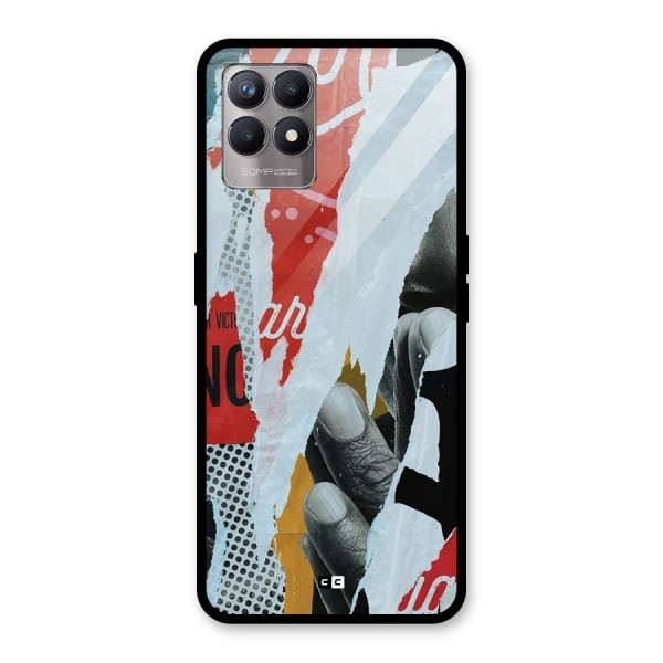 Fabulous Paper Cutout Glass Back Case for Realme Narzo 50