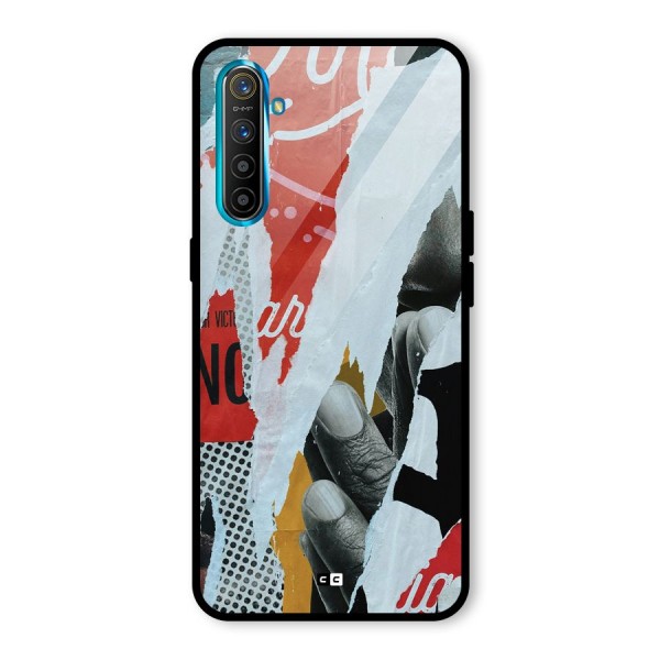 Fabulous Paper Cutout Glass Back Case for Realme X2