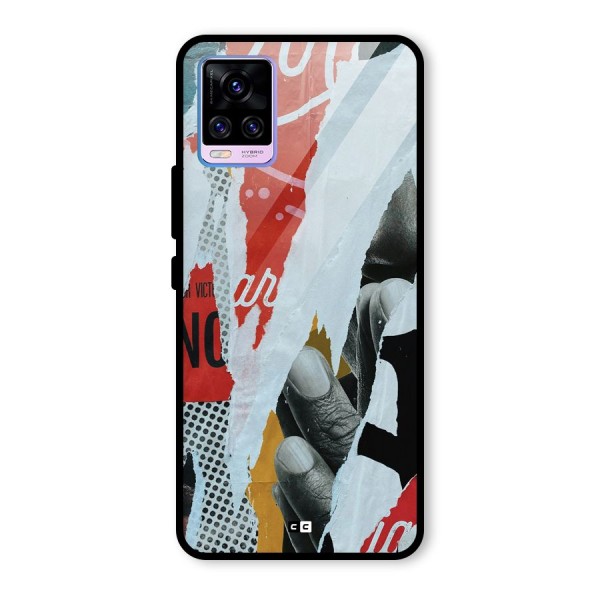 Fabulous Paper Cutout Glass Back Case for Vivo V20 Pro