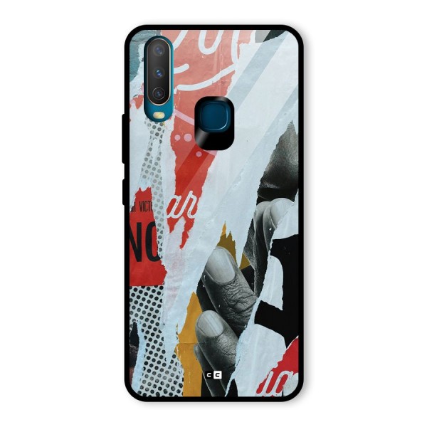 Fabulous Paper Cutout Glass Back Case for Vivo Y12