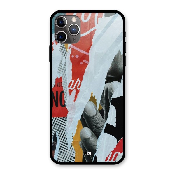 Fabulous Paper Cutout Glass Back Case for iPhone 11 Pro Max