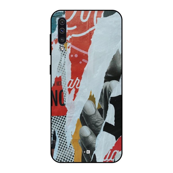 Fabulous Paper Cutout Metal Back Case for Galaxy A50