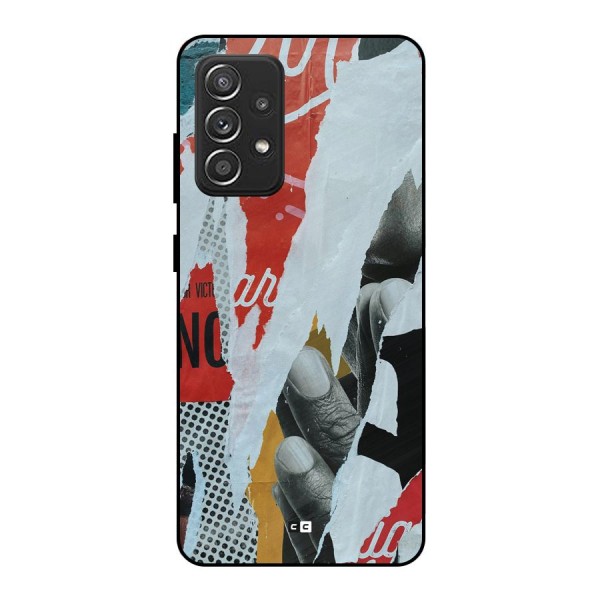 Fabulous Paper Cutout Metal Back Case for Galaxy A52s 5G