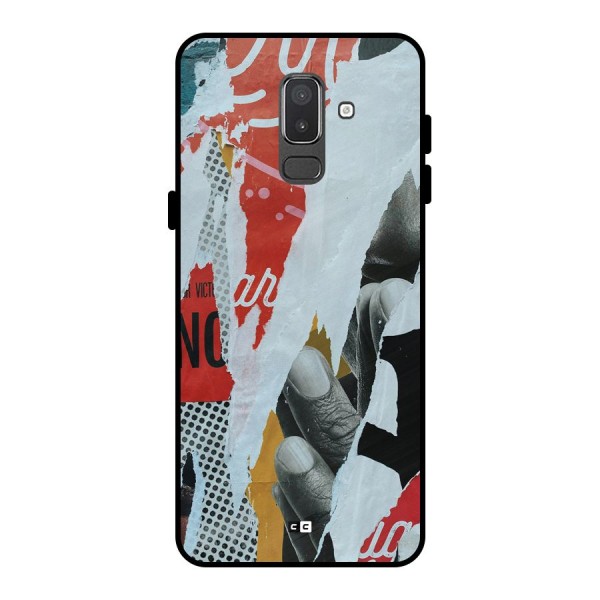 Fabulous Paper Cutout Metal Back Case for Galaxy On8 (2018)