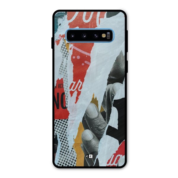 Fabulous Paper Cutout Metal Back Case for Galaxy S10