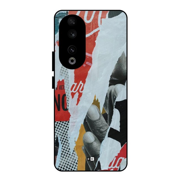 Fabulous Paper Cutout Metal Back Case for Honor 90