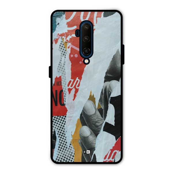 Fabulous Paper Cutout Metal Back Case for OnePlus 7T Pro