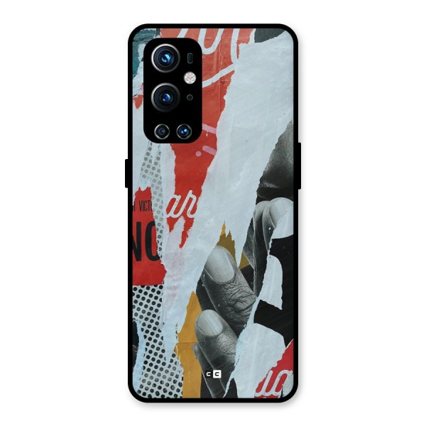 Fabulous Paper Cutout Metal Back Case for OnePlus 9 Pro