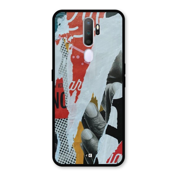 Fabulous Paper Cutout Metal Back Case for Oppo A9 (2020)