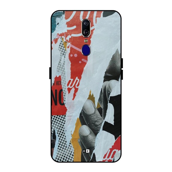 Fabulous Paper Cutout Metal Back Case for Oppo F11